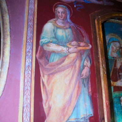 Dettaglio altare ligneo